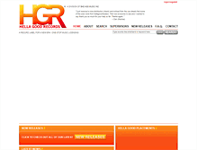 Tablet Screenshot of hellagoodrecords.com
